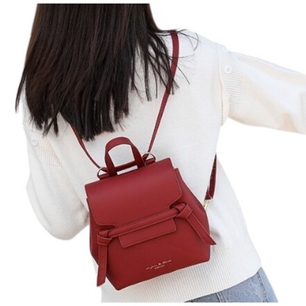 Taomicmic Mini Backpack Purse, Convertible Daypack Crossbody Bags Faux Leather - Picture 2 of 14